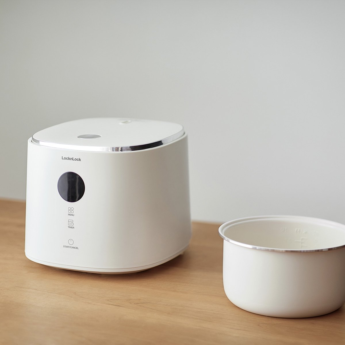 Nồi Cơm Điện Locknlock Bianco Nemo Rice Cooker 220V, 50Hz, 605W, 1.2L - Màu Ngà - EJR384IVY, , large image number 5